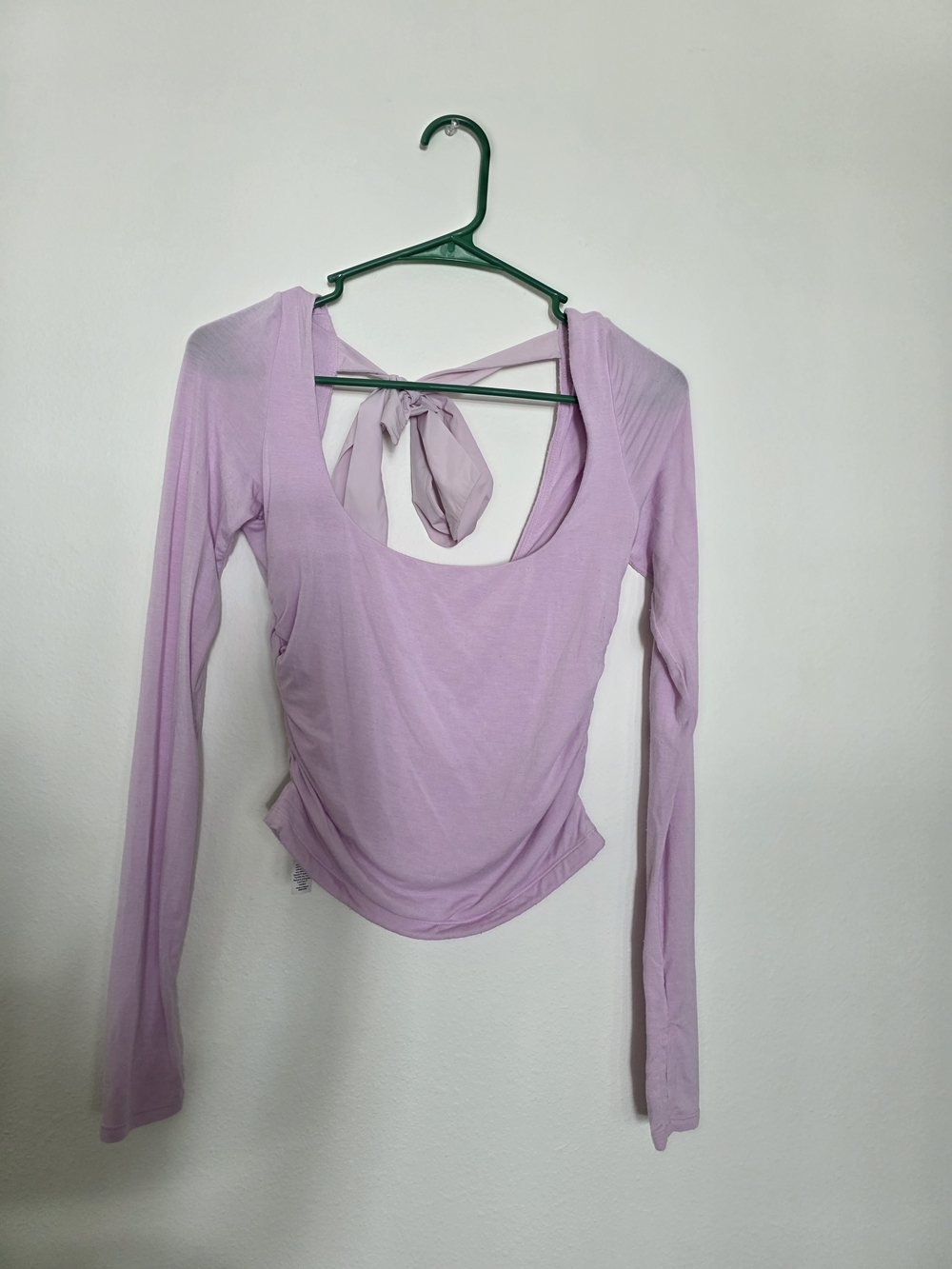 Women’s Lilac Tie-Back Long Sleeve Top PopflexXTarget Collab